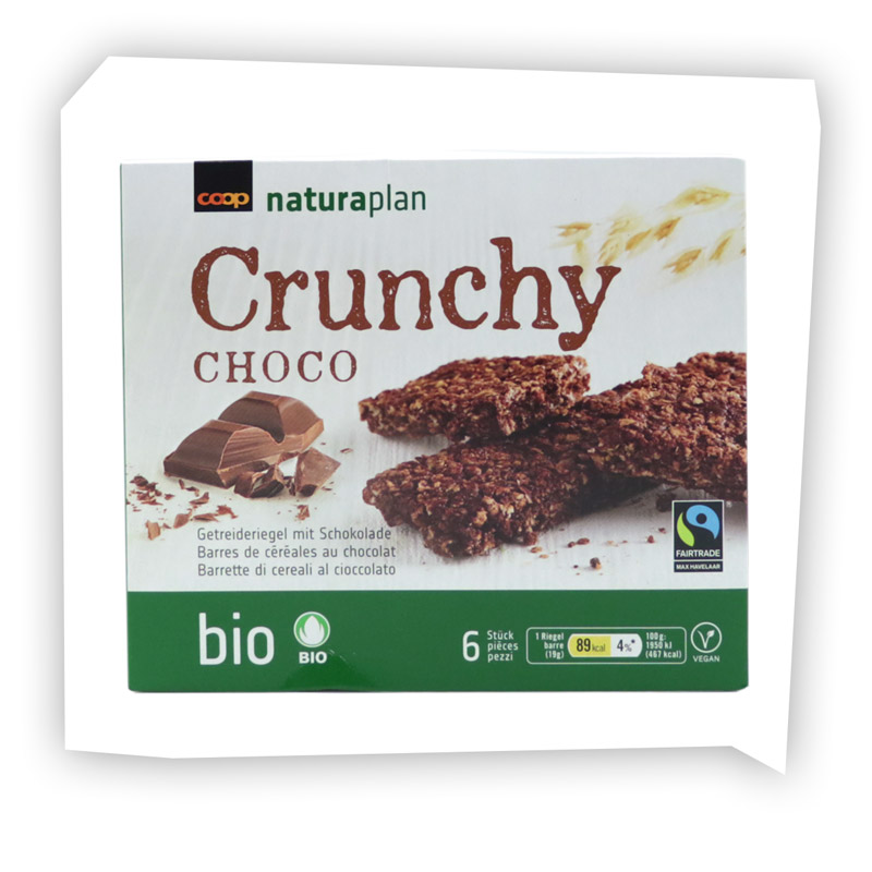 Crunchy Schoko Riegel Naturaplan